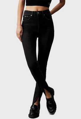 Schwarze Skinny Jeans